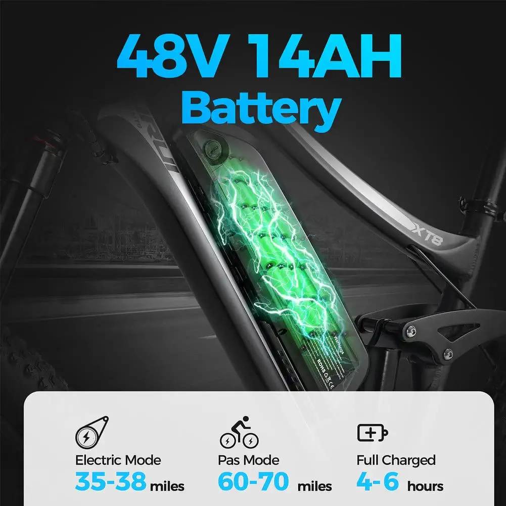 48V 14AH Battery for VX5 E-bike