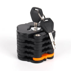Ebike Folding Lock Foldable Bike Chain Composite Steel Lock Bracket