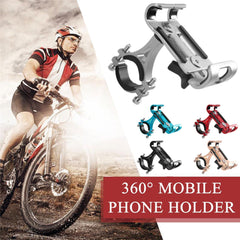Mobile phone holder GPS aluminum, 360 rotation, suitable for electric bicycle